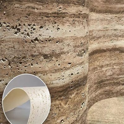 Waterproof 3D mcm Decorative Interior Stone Wall Panels Bendable Soft Flexible Travertine Artificial Stone Veneer Wall Cladding